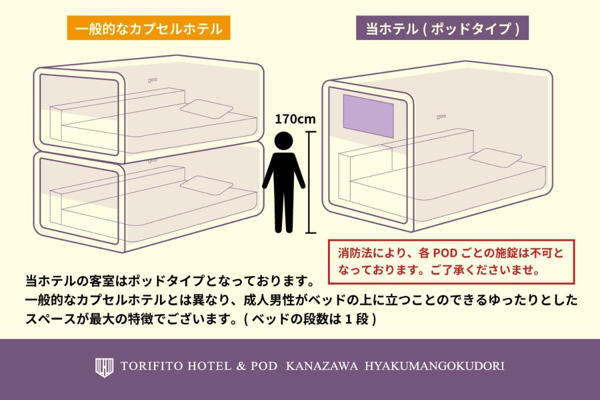 Torifito Hotel & Pod Kanazawa Dış mekan fotoğraf